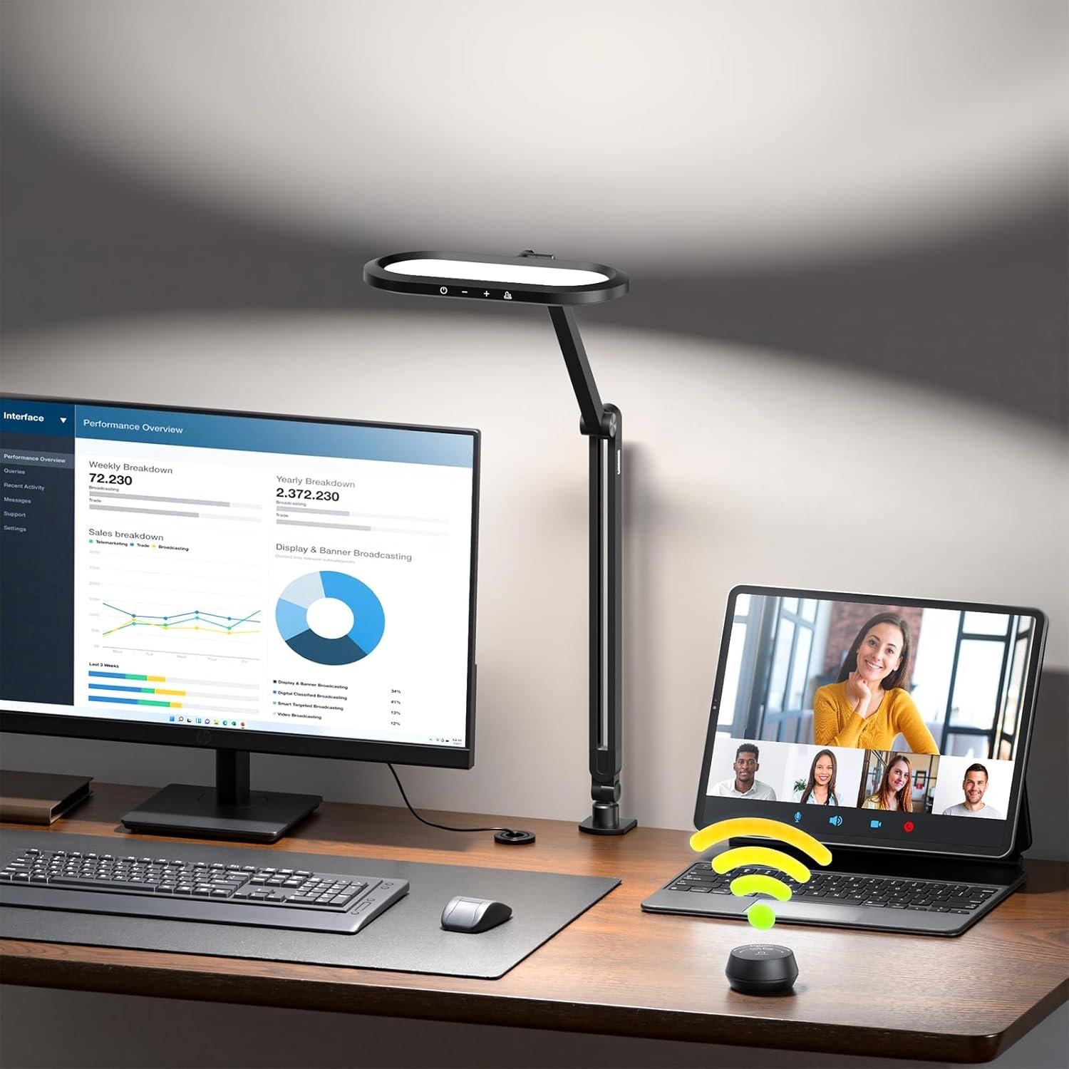LED Desk Lamp for Home Office