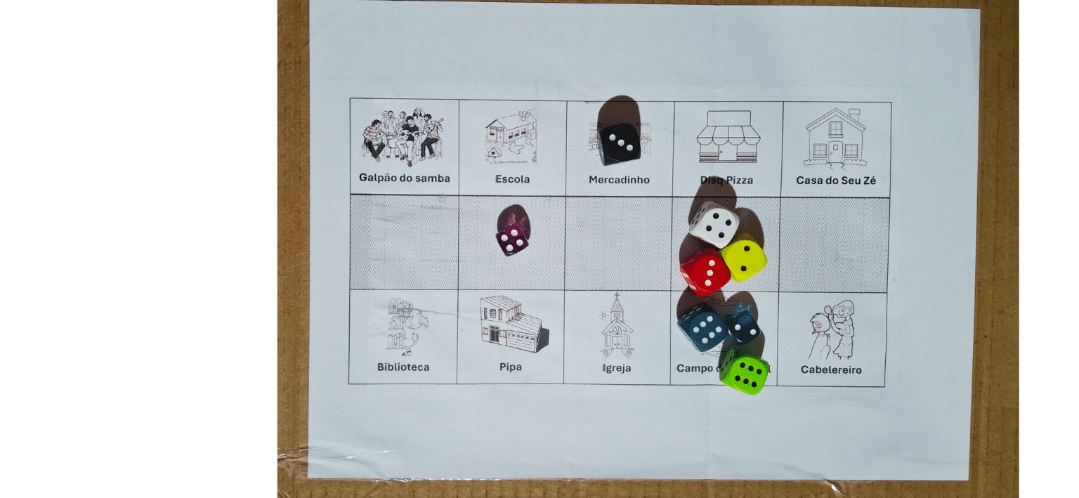 Tabuleiro utilizado na ONG